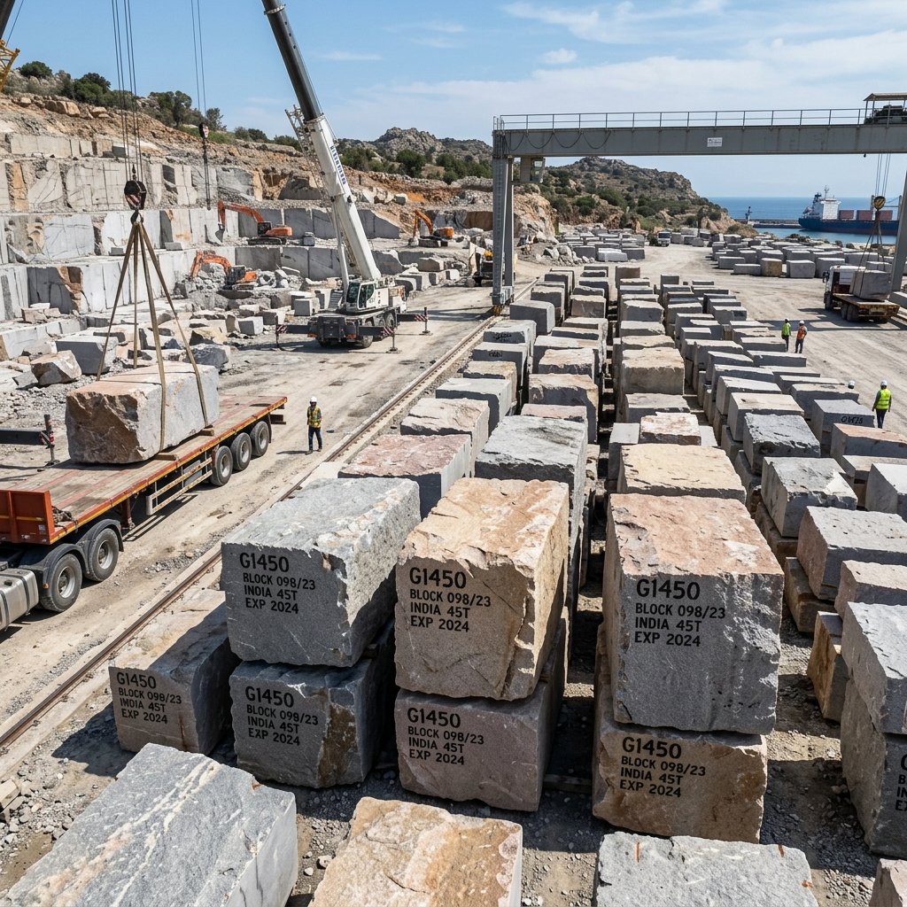Raw Granite Blocks